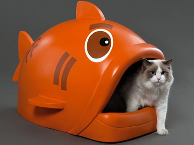 Toilet kucing otomatis
